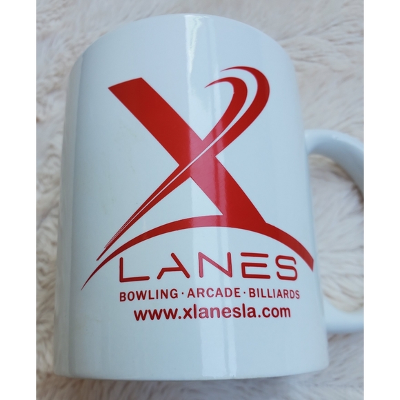 X Lanes red and white mug - Picture 4 of 16